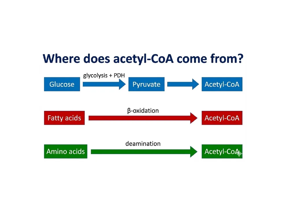 Where Does Acetyl-CoA Come From?
