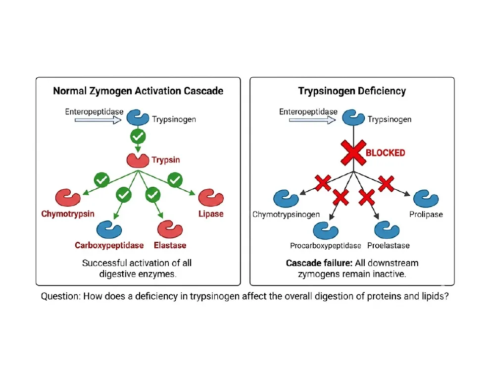 Why Trypsinogen Deficiency Is Catastrophic