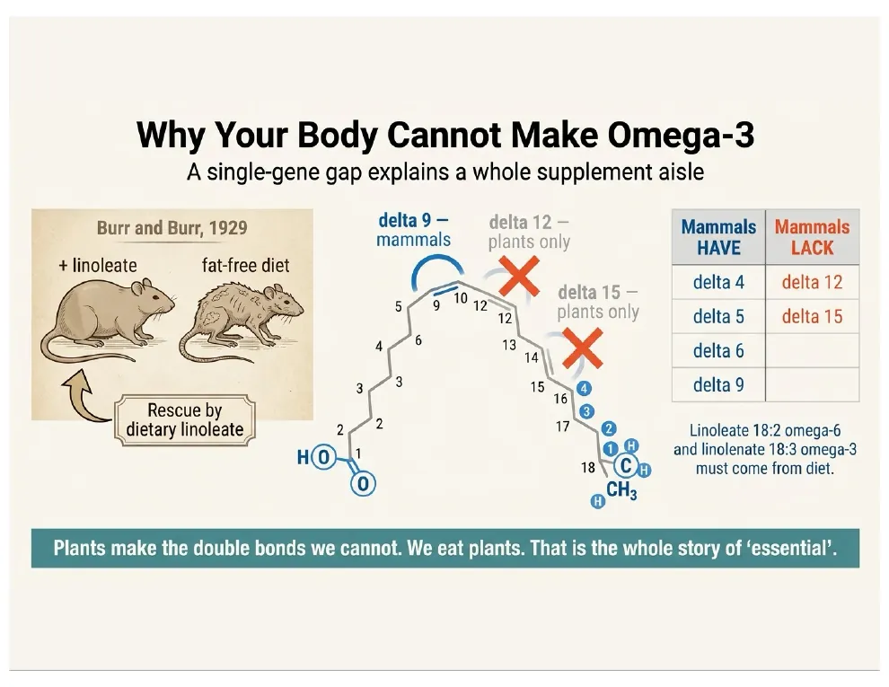 Why You Cannot Make Omega-3