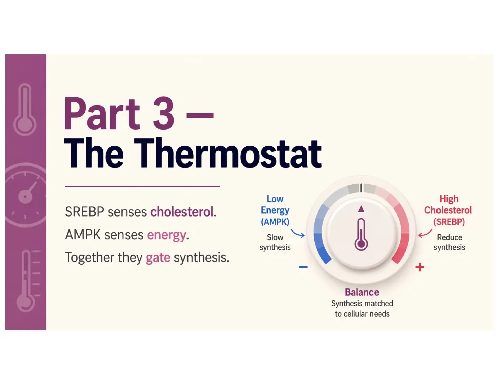 The cholesterol thermostat