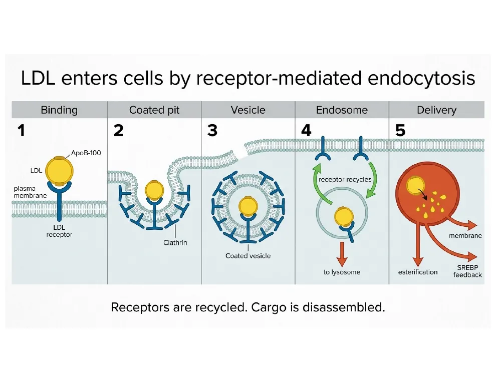 LDL receptor-mediated endocytosis