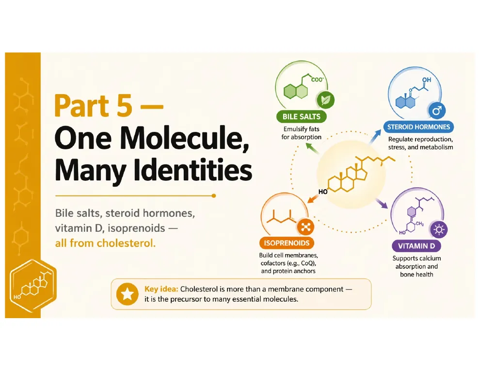 One molecule, many identities