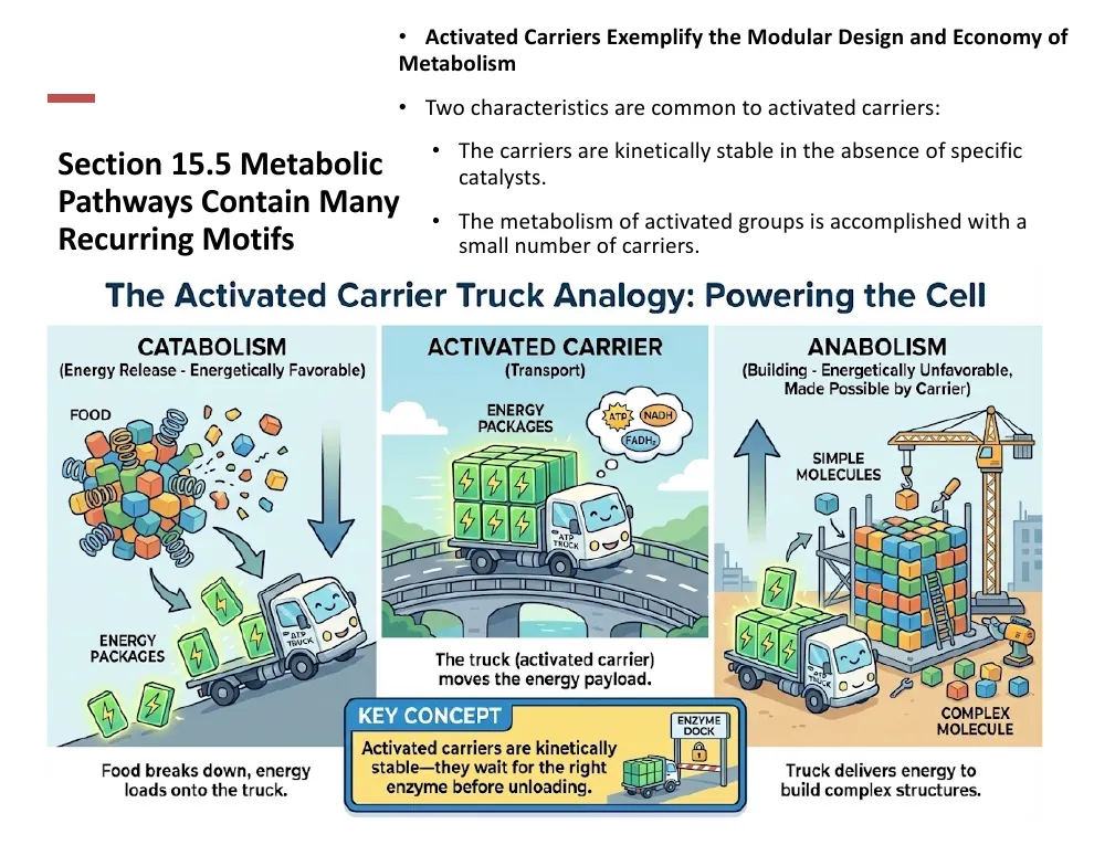 Activated Carriers as Delivery Trucks