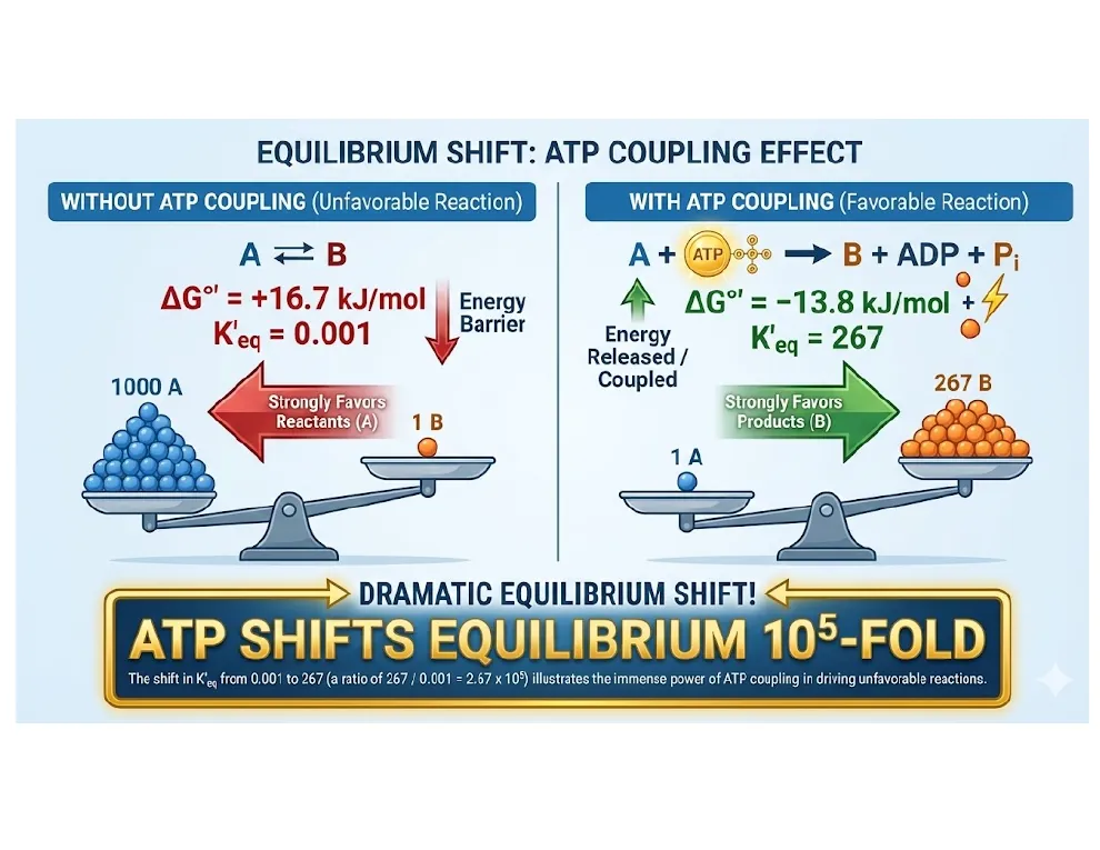 How ATP Shifts an Equilibrium