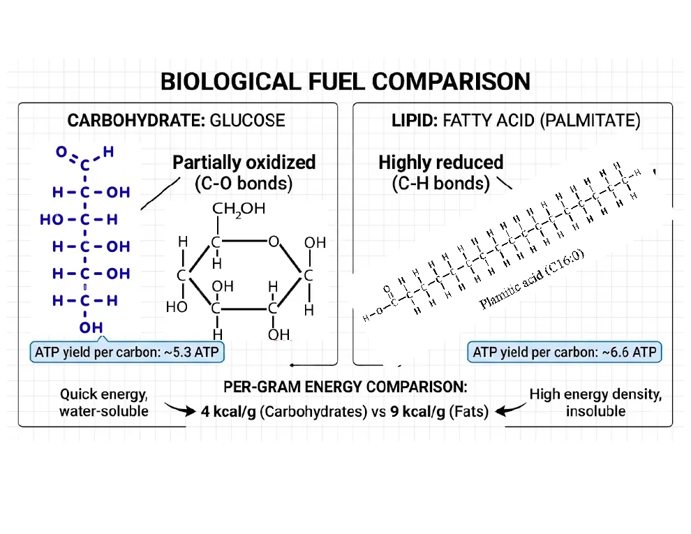 Why Fat Beats Glucose as Fuel