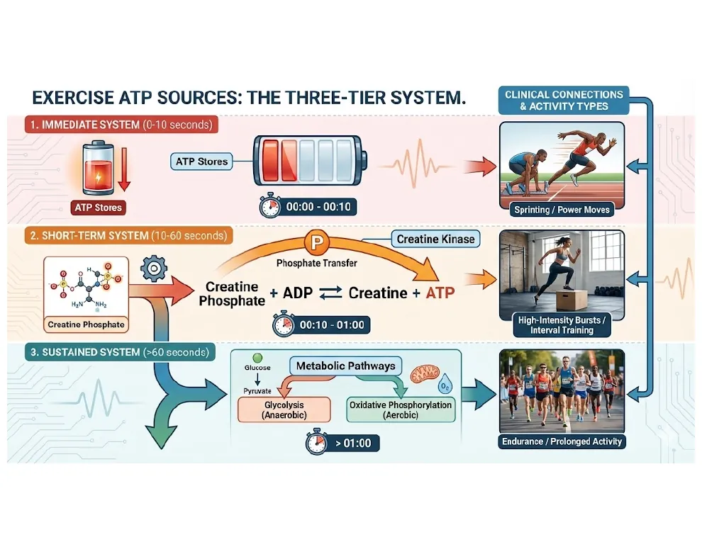 Three Energy Systems of Working Muscle
